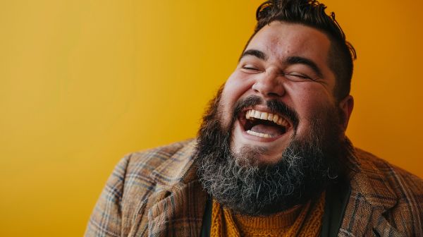 guy laughing